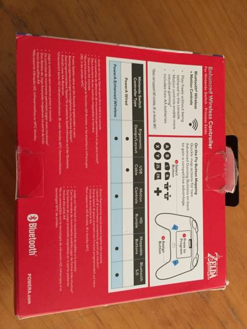 PowerA Enhanced Wireless Controller (Nintendo Switch)- Princess Zelda